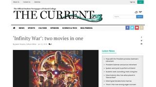 'Infinity War': two movies in one | Culture | theonlinecurrent.com