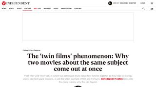 The 'twin films' phenomenon: Why two movies about the same subject ...