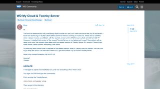WD My Cloud & Twonky Server - My Cloud - WD Community