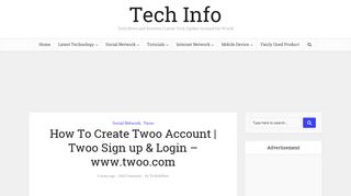 How To Create Twoo Account | Twoo Sign up & Login – www.twoo.com