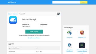 Twork VPN Apk Download latest version 1.1.1- in.twork.tworkvpn