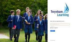 Sign In - JavaScript required - Twynham Learning