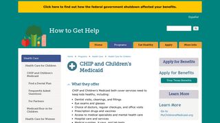 CHIP and Children's Medicaid | How to Get Help - Your Texas Benefits