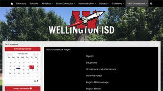 Wellington ISD - TxEIS Gradebook