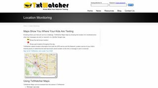 Location Monitoring - TxtWatcher