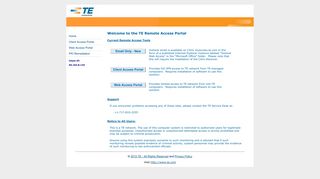 TE Remote Access Portal