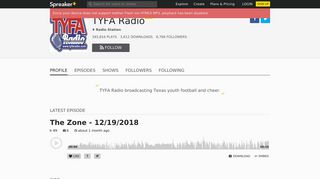 TYFA Radio - Spreaker