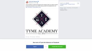 Tyme Academy is finally here! Become the... - Tyme the Infamous ...