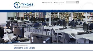 Welcome and Login - Tyndale Christian School