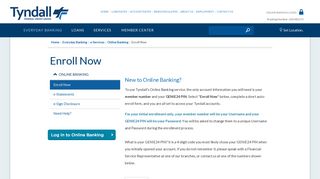Online Banking | Enroll Now | Tyndall Federal Credit Union