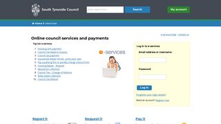 Home Page | eServices | South Tyneside Council