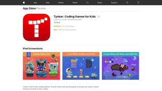 Tynker: Coding Games for Kids on the App Store - iTunes - Apple