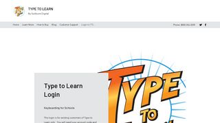 Customer Login | TYPE TO LEARN