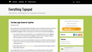 The New Login Screen for TypePad - Everything Typepad