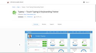 Typesy – Touch Typing & Keyboarding Trainer - Google Chrome