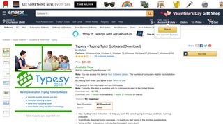 Amazon.com: Typesy - Typing Tutor Software [Download]: Software