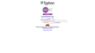 Typhon Group: NSST Student Tracking System Sub ... - Typhongroup.net