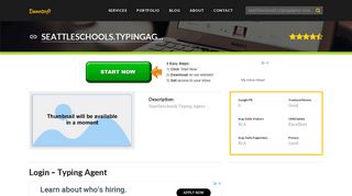 Welcome to Seattleschools.typingagent.com - Login - Typing Agent