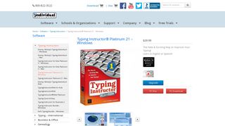 Typing Instructor Platinum 21 Windows | Individual Software