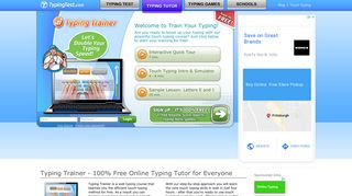 Typing Trainer Online - 100% Free Typing Web Tutor