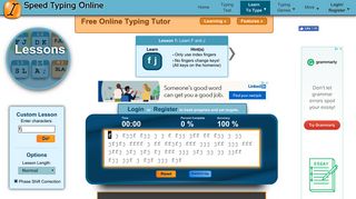 Free Online Typing Tutor - SpeedTypingOnline