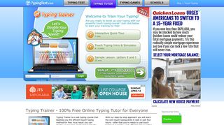 Typing Trainer Online - 100% Free Typing Web Tutor