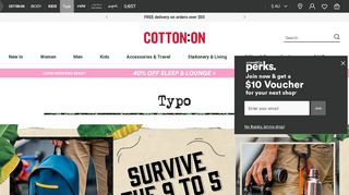 Typo | Stationery, Gifts, Home/Living Accessories & More - Cotton On