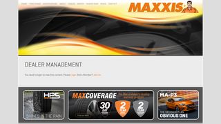 Dealer Login - Maxxis Tyres Australia