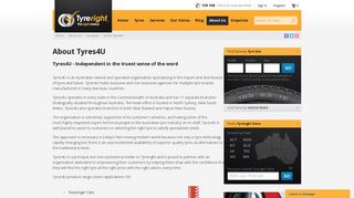 About Tyres4U | About Us | Tyreright - The Right Tyres and Advice
