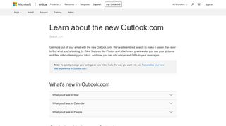 Welcome to Outlook.com - Outlook - Office Support - Office 365