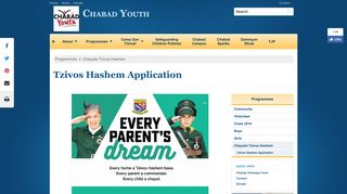 Tzivos Hashem Application - Chabad Youth