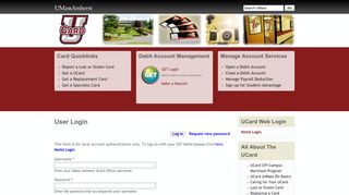 User login | UMass Amherst UCard Office