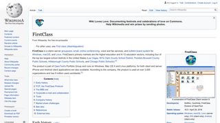 FirstClass - Wikipedia