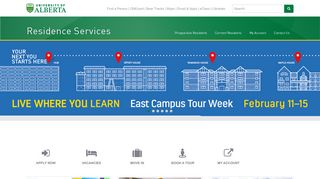 Welcome to Residence Services University of Alberta | Residence ...