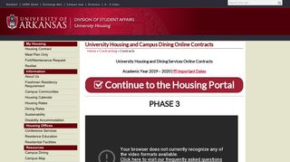 University Housing | Contracting | Contracts