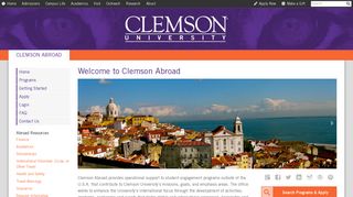 Study Abroad - Clemson University