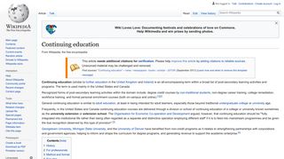 Continuing education - Wikipedia