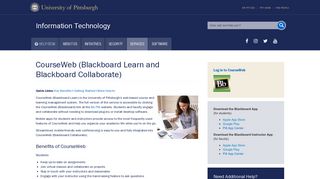 CourseWeb (Blackboard Learn and Blackboard Collaborate ...