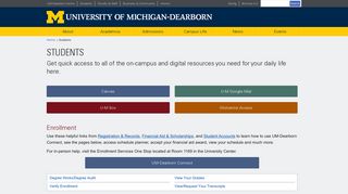 Students - University of Michigan-Dearborn