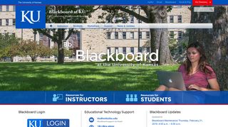 Blackboard at KU - The University of Kansas