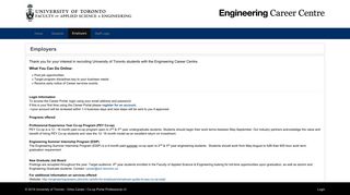 UofT Engineering Internship - Internship & Experience Programs ...