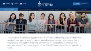 Future Students | University of Toronto