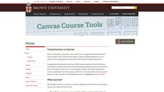 Home | Canvas Course Tools - Brown University