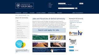 Jobs and Vacancies at Oxford University - University of Oxford