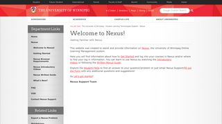 Nexus! - The University of Winnipeg