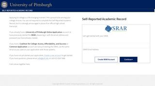 Pitt - Self-Reported Academic Record | Scarlet Computing Solutions ...
