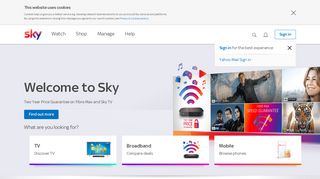 Sky TV & Broadband | News, Sports, Movies & Entertainment | Sky.com
