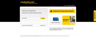 Login - Maybank2u