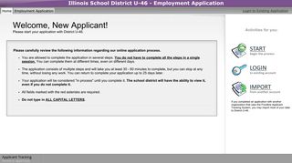 Illinois School District U-46 - Employment Application - applitrack.com