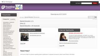 Special Education - Illinois School District U-46 - Frontline Recruitment